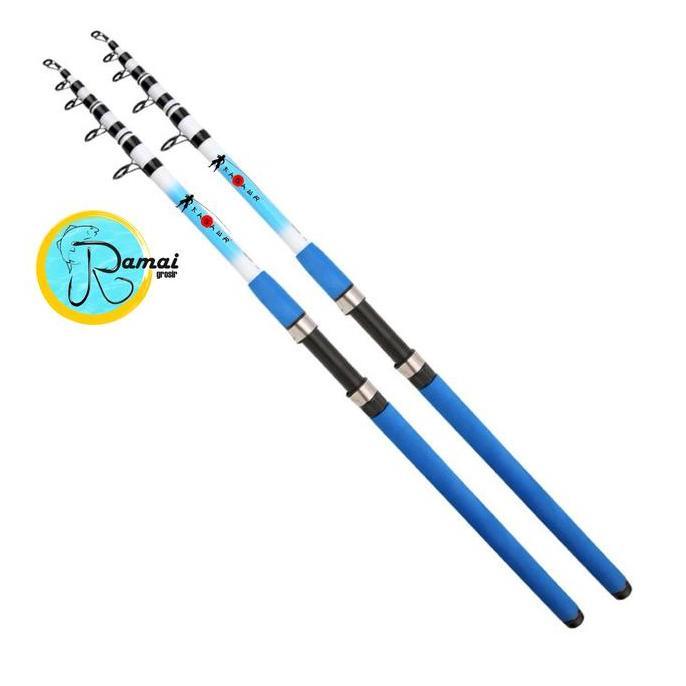 Ramaipancing Joran Casting Lemparan Jauh Telekopik /Joran Surf Ruas Pendek Kuat  Ukuran 240/300/360/