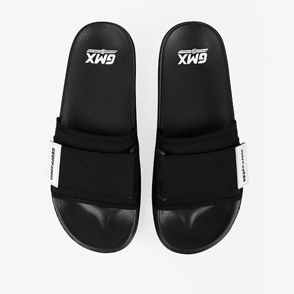 NEW PROMO Geoff Max - Quincy Black | Sandal Slop Slipper | Sandal Unisex Anti Slip