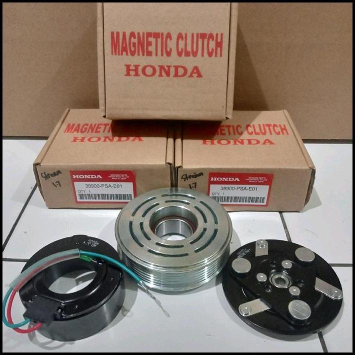 DISKON PULI PULLEY KOMPRESOR AC HONDA STREAM 1.7 MAGMET CLUTCH STREAM 1.7CC 
