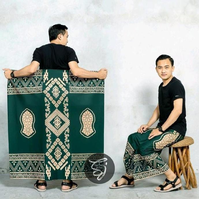 SARUNG BATIK PRINTING MOTIF TEROMPAH NABI, SARUNG KEKINIAN GOYOR/KATUN EXCLUSIVE Santri Pekalongan