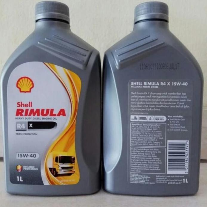 Oli Mesin Shell Rimula R4X 1Ltr Shell