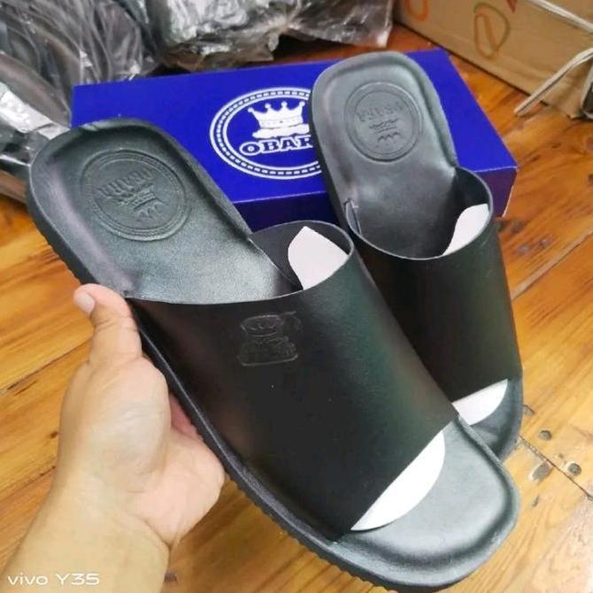 New Promo Big size sandal pria ukuran 44 45 46, Sendal Kulit Sapi Asli, Sendal kokop Kulit OROGINAL 