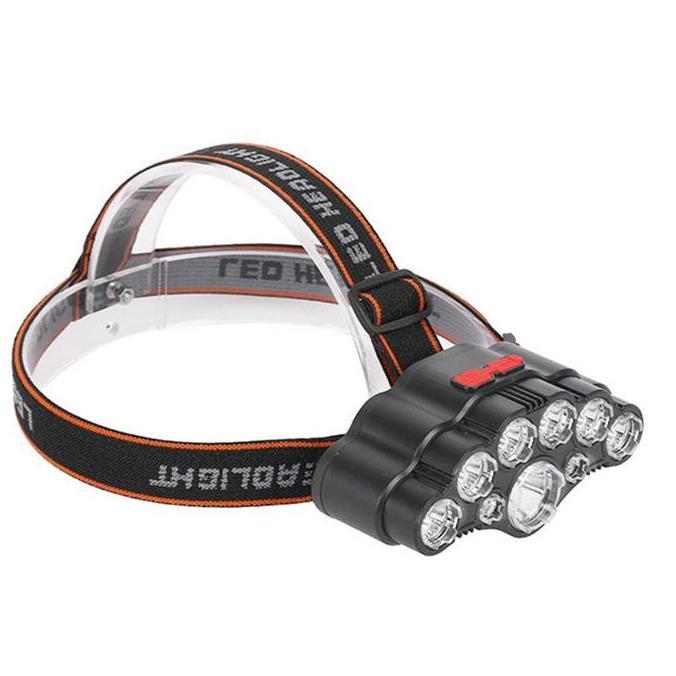 Senter Kepala Led Cas Mini Super Terang Lampu Camping Senter Kepala