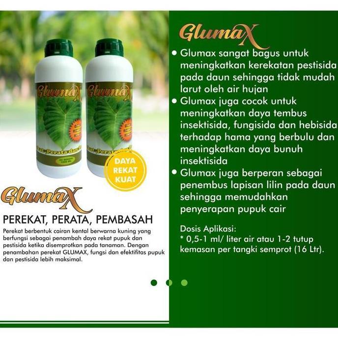 GLUMAX 500ml Perekat Pupuk Organik Cair Fungisida Pestisida Herbisida