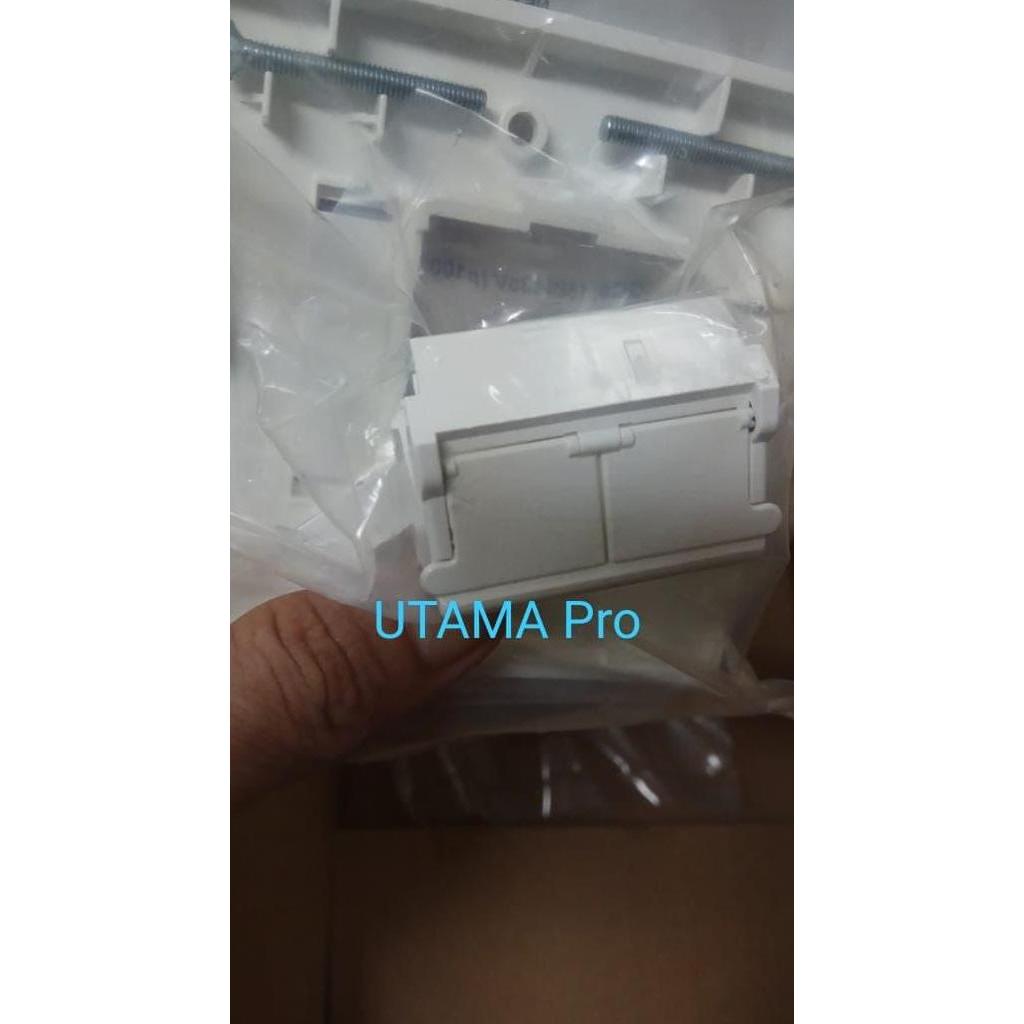 Panduit NETKEY Faceplate 2 port NKUKS2SAW