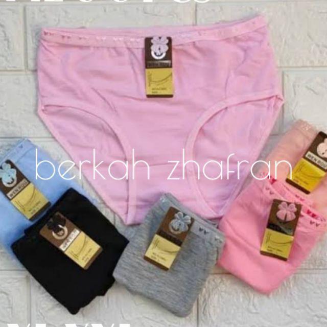 ( L Xl 3L)(12 Pcs & 6 Pcs )Cd Wanita Merk Versini/Celana Dalam Lusinan Murah/Cd Import Murah