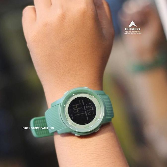 Eiger Sneffels Watch Jam Tangan Wanita Original GREEN