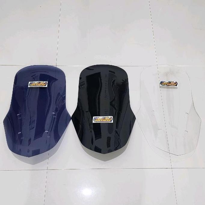 Visor Windshield Nmax Old Nmax Lama Tebal Tinggi Riben Hitam Motorcycle