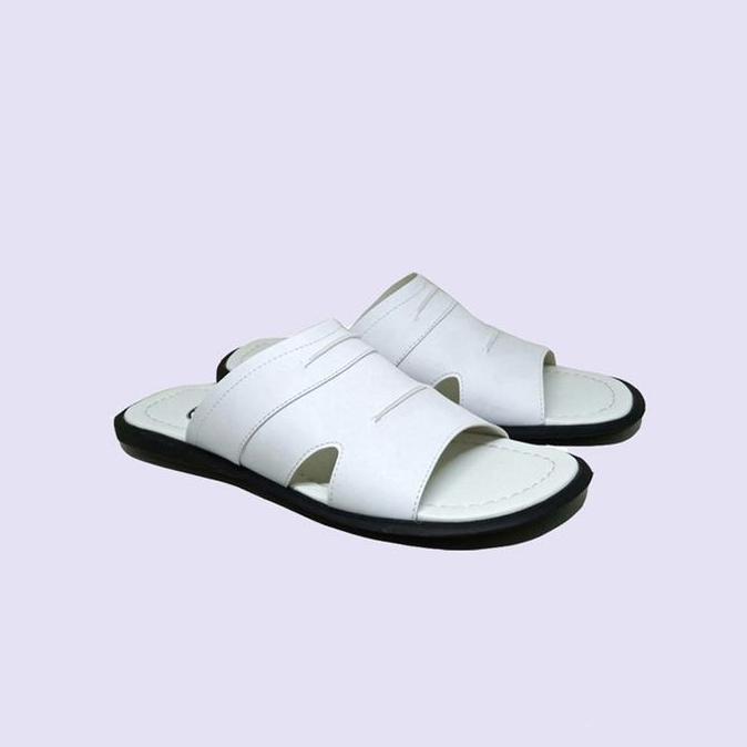 New BIG SIZE Series | Sandal Slide Pria JUMBO Kulit ASLI 100% ORIGINAL / Sendal Jepit Pria Dewasa Uk