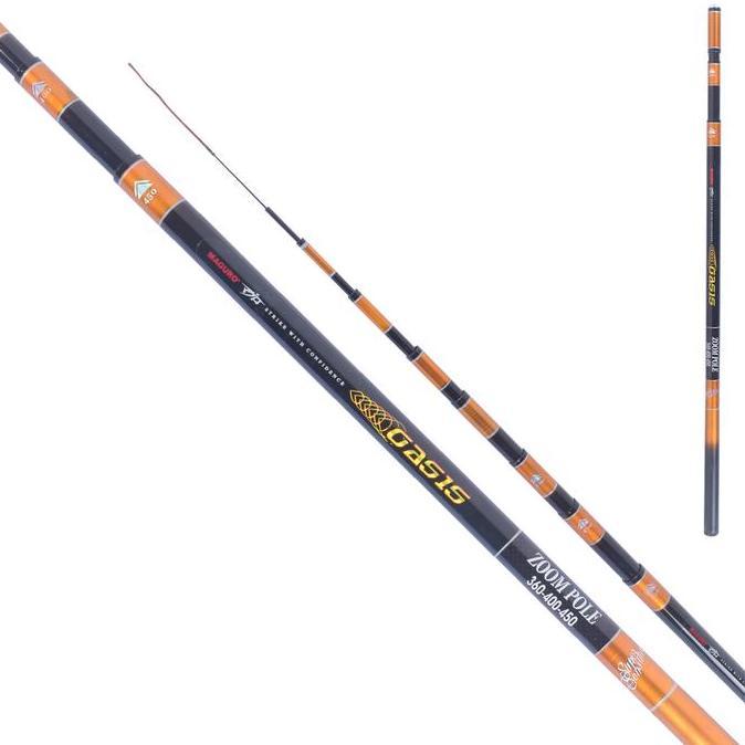 Joran Tegek Maguro Oasis | 360 450 540 630 | Zoom Pole | Carbon Keryu Kaku | Ruas Panjang ~ Indonesi