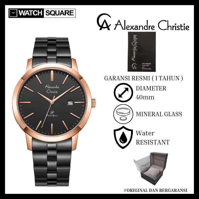 Jam tangan pria Alexandre Christie AC-1007 Rantai Primo