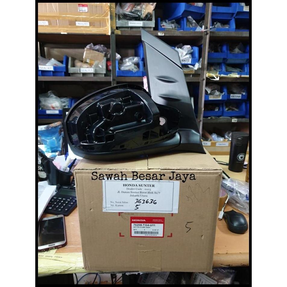 TERBARU MIRROR ASSY - KACA SPION SET KANAN ATAU KIRI HONDA MOBILIO TIPE S 2014 2015 & BRIO SATYA 201