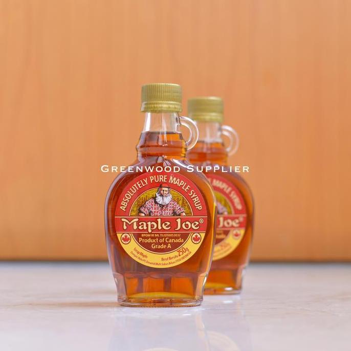 NEW MAPLE JOE - PURE MAPLE SYRUP 250G (PREMIUM GRADE A) ORI