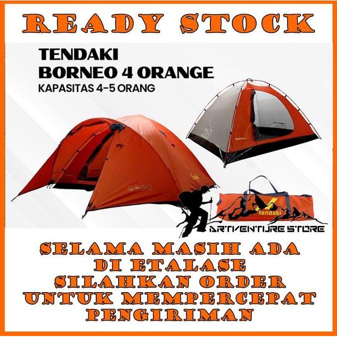 NEW TENDA TENDAKI BORNEO 3 TENDA UNTUK 3-4 ORANG MIS GO GANTI NAMA TENDAKI ORI