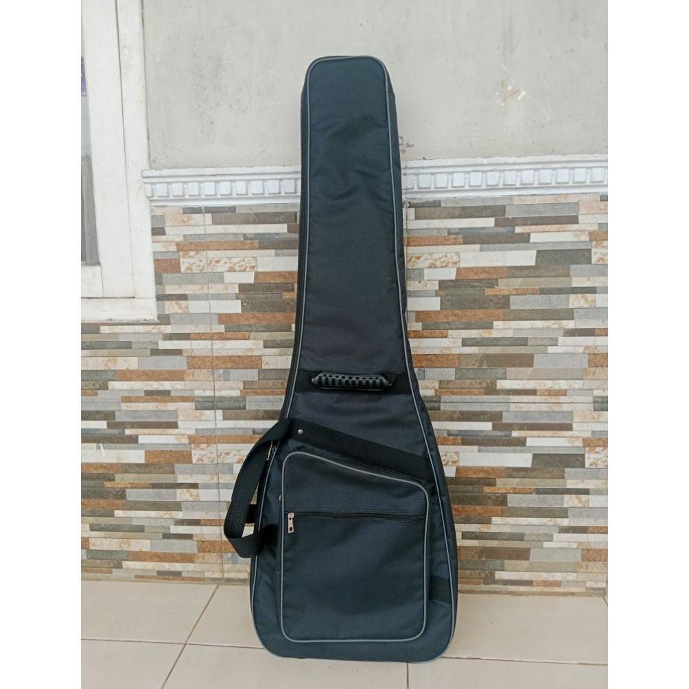 Tas Gitar Listrik melodi Ransel. Busa Foam Tebal Tahan air
