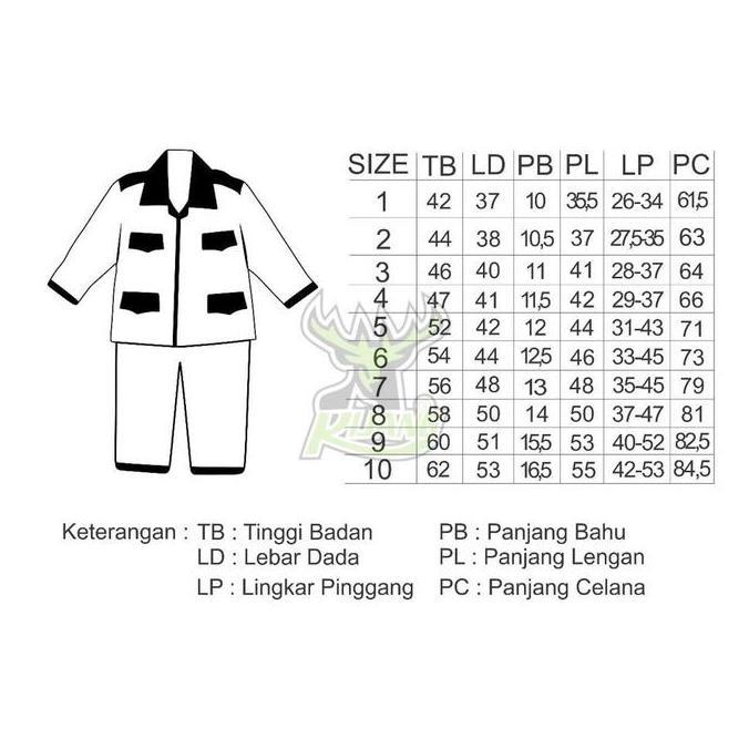 kostum profesi Akpol anak baju akpol anak laki-laki pakaian tentara cilik LA