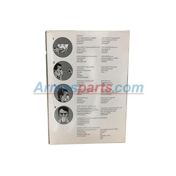 Masker Uvex 3220 Abu-Abu