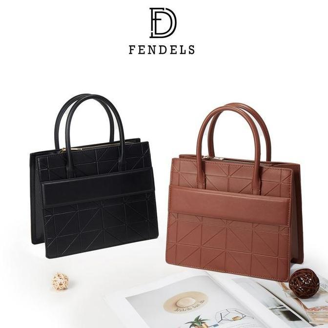 Handbag Wanita Fendels Tas Sampeng Wanita Import Elegan Tas Selempang Wanita Banyak Kantong