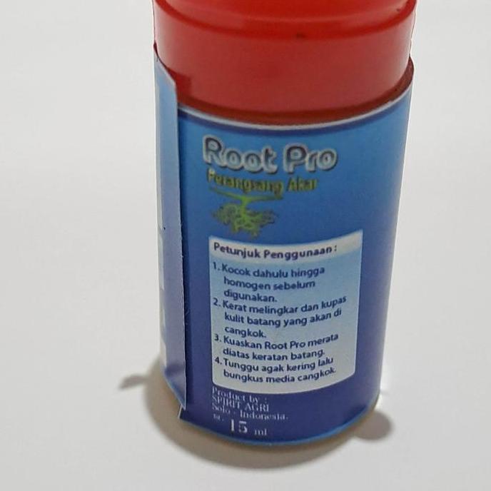 Root Pro Obat Pupuk Perangsang Akar Cangkok Tanaman 15ml - Hitam