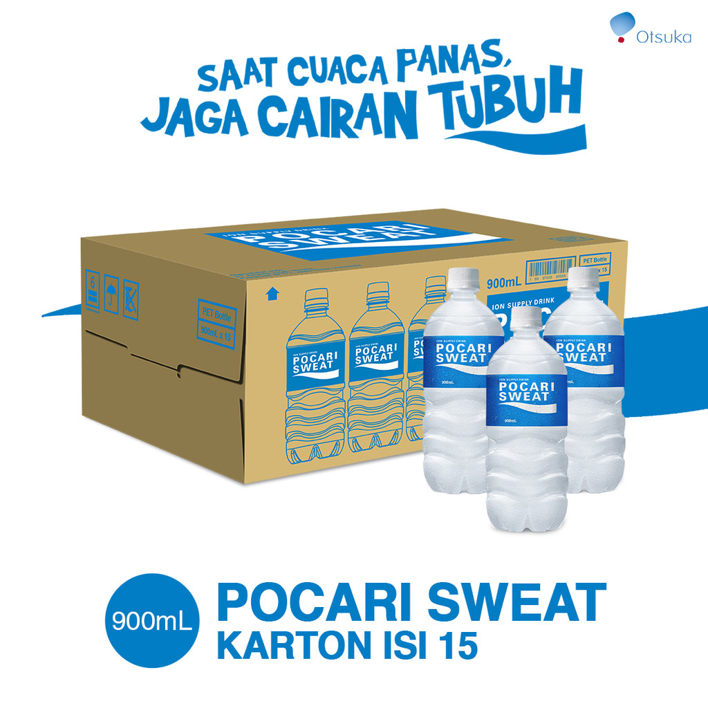 POCARI SWEAT Pet 900ml - 1 Karton (15 Botol)