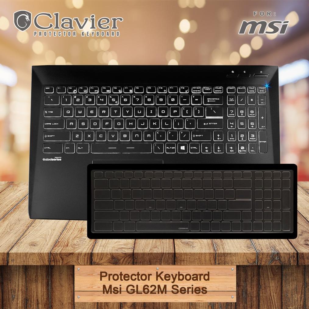 Keyboard Protector Cover Msi GL62M 7RC GL62M 7RDX GL62M 7REX Cooskin Diskon
