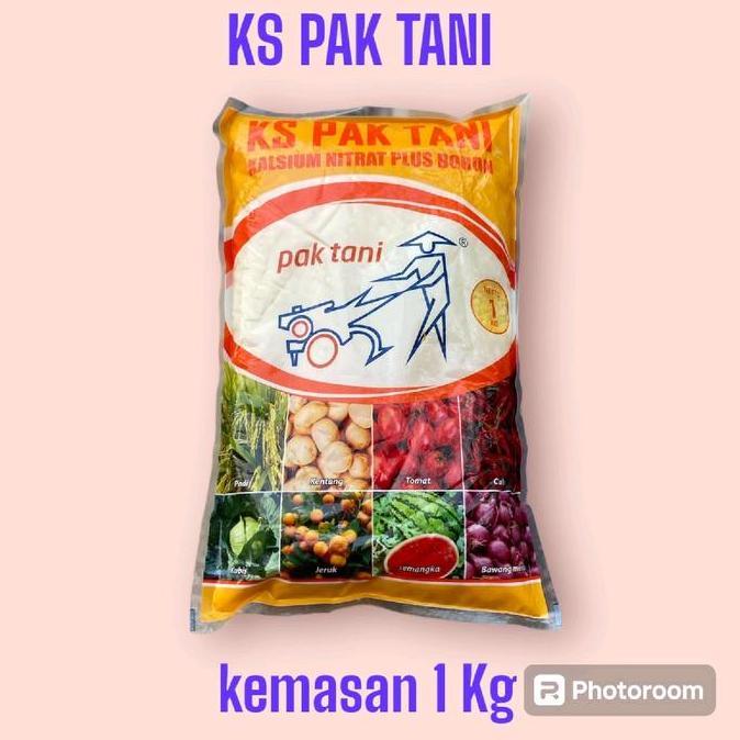 PUPUK KS PAK TANI KEMASAN 1 KG KALSIUM NITRAT PLUS BORON