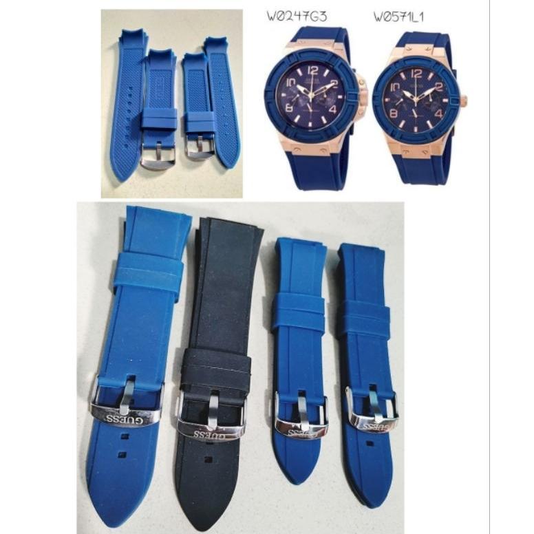 Strap Tali Rubber Jam Tangan Guess Guess W0571L1  W0247G3  Rubber Silikon