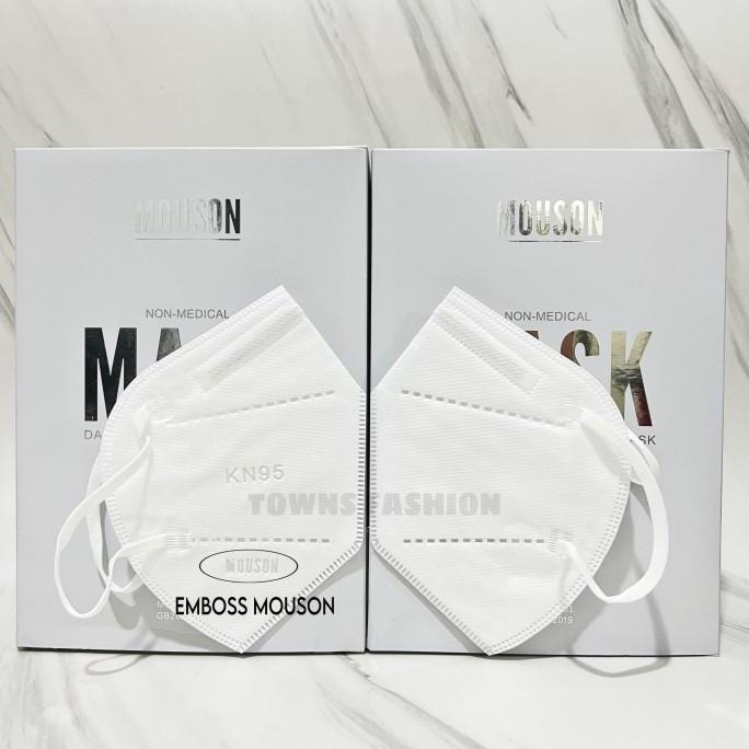 Masker Kn95 Mouson 5Ply Isi 50 Pcs Original - Disposable Face Mask