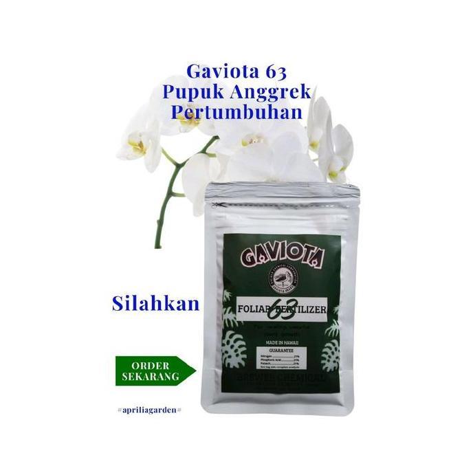 Pupuk Gaviota 63 & 67 untuk Pertumbuhan & Pembungaan Anggrek 100gr Anorganik dengan Fosfor & Kalium 
