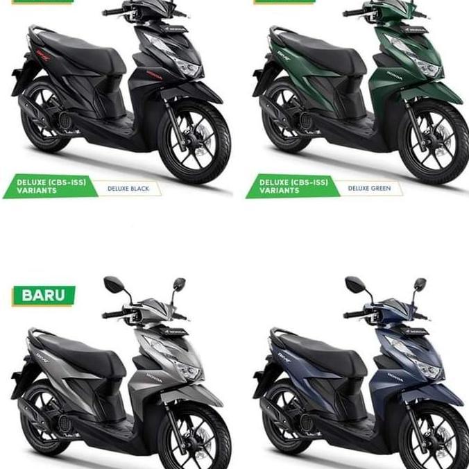 SPAKBOR DEPAN BEAT DELUXE BIRU DOFF