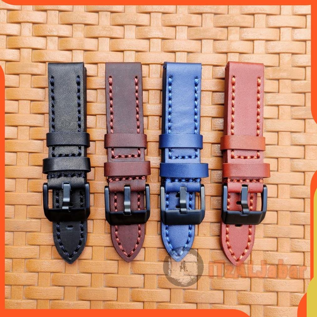 Tali jam tangan Chronoforce kulit Asli Leather strap 22 mm 24mm