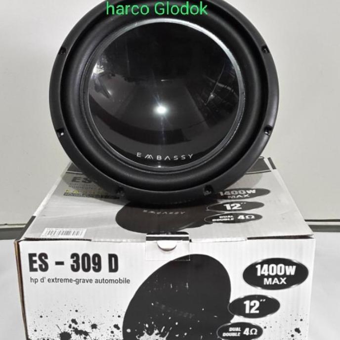 Subwoofer 12" EMBASSY ES-309D Double Coil EMBASSY ES-309D Magnet Besar