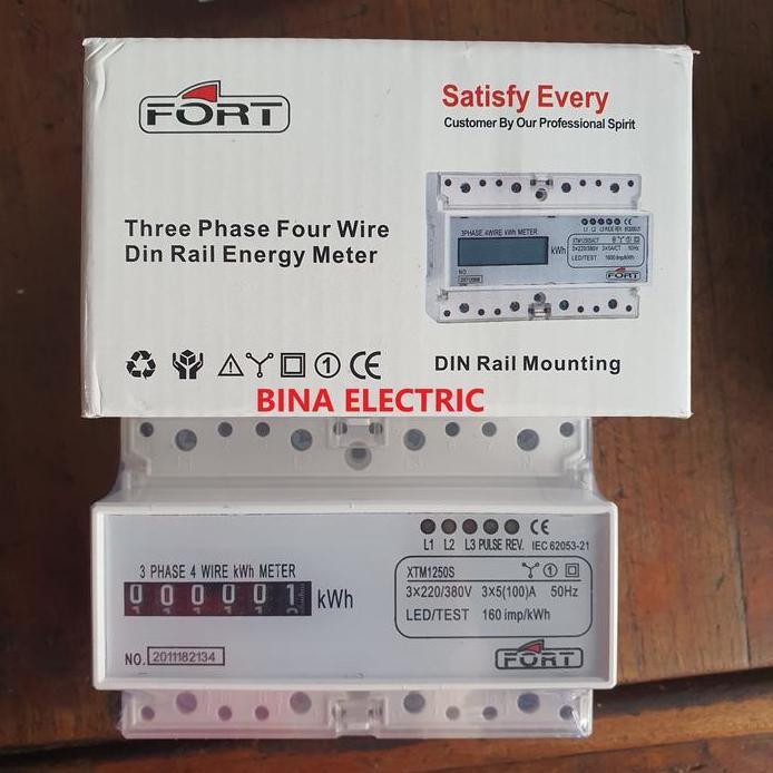 KWH Meter 3 Phase Analog XTM1250S Analog Direct / Kwh Meter 3P Analog