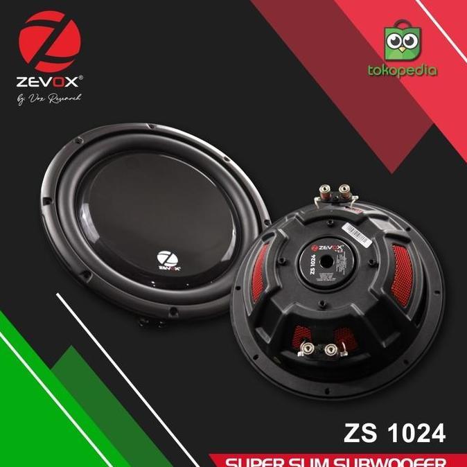 Subwoofer Subwofer Mobil ZEVOX ZS 1024 10 Inch Slim By Vox Research