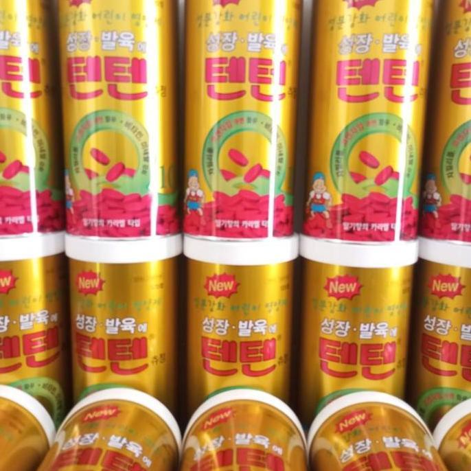 Tenten Chewable Tablet Vitamin Korea Isi 120 Pcs