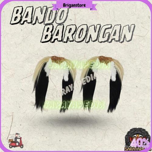 Bando Barongan Bando Pentas Rambut Sintesis Sry Cod