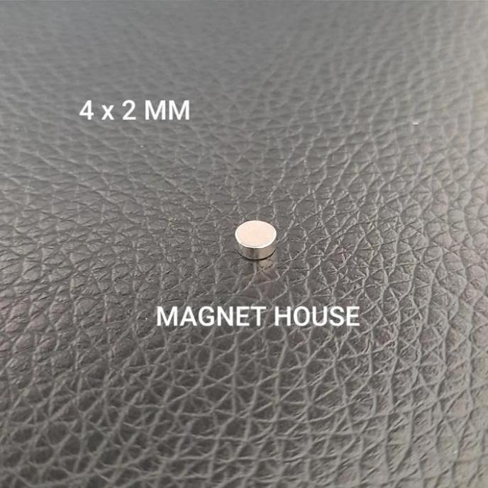 Giuntura- Magnet Neodymium Bulat 4X2 Mm 4X2Mm 4 X 2 Mm 4Mm X 2Mm 4*2 Mm 4*2Mm