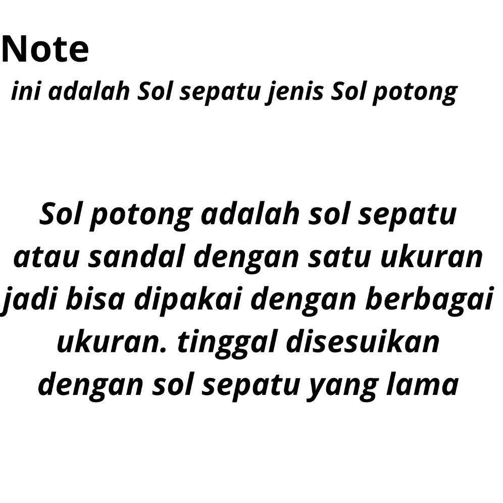 JAYANAVIBE OUTSOL KARET SOL SEPATU PRIA ALAS SEPATU SEPATU KARET ASLI HEMAT