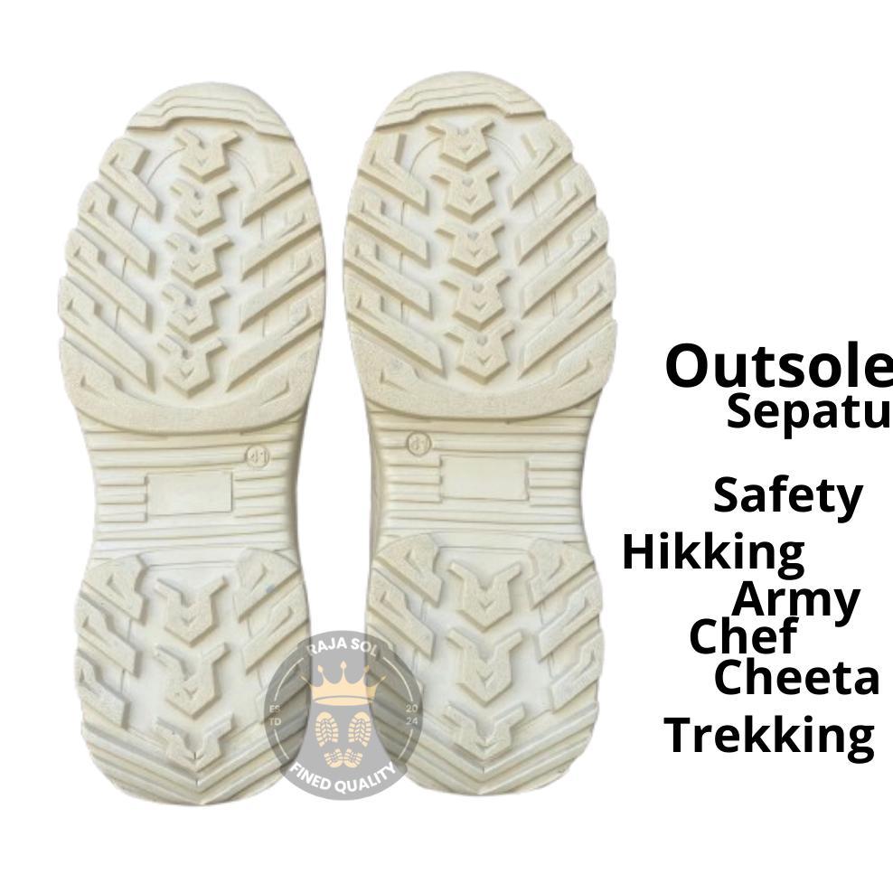 NAYELLE OUT SOLE ALAS SEPATU SAFETY PDL ALAS KARET MENTAH ANTI SLIP RUBBER 323 SOL SEPATU SAFETY KIN