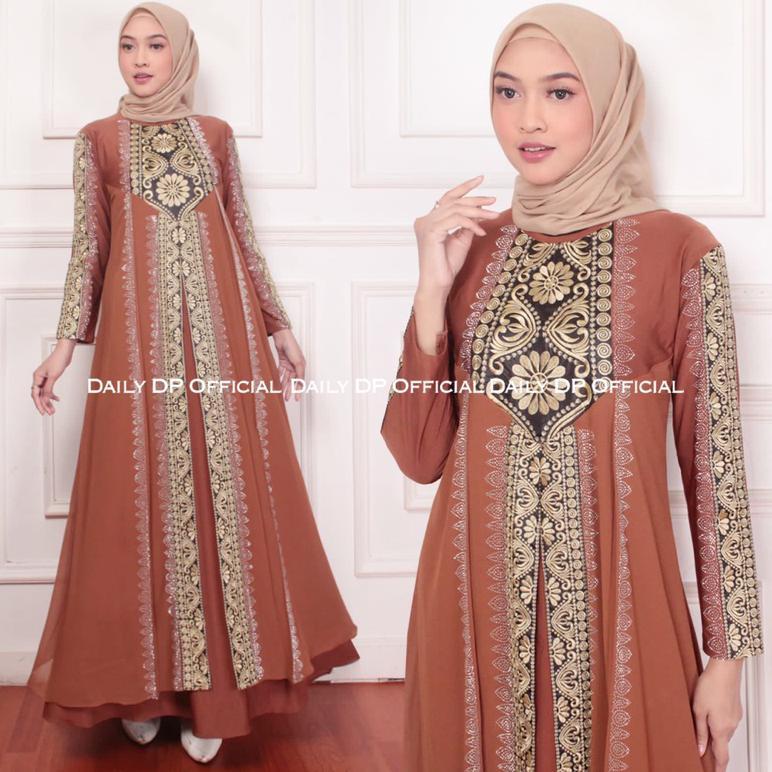 TERLARIS GAMIS TURKEY 1062 TURKEY 3410 HAWA #135 DRESS BUSANA MUSLIMAH BY ORIGINAL MEGA STORE FARZOL