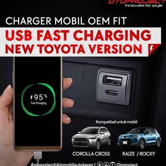Charger Oem Fast Charging Toyota Raize Daihatsu Rocky