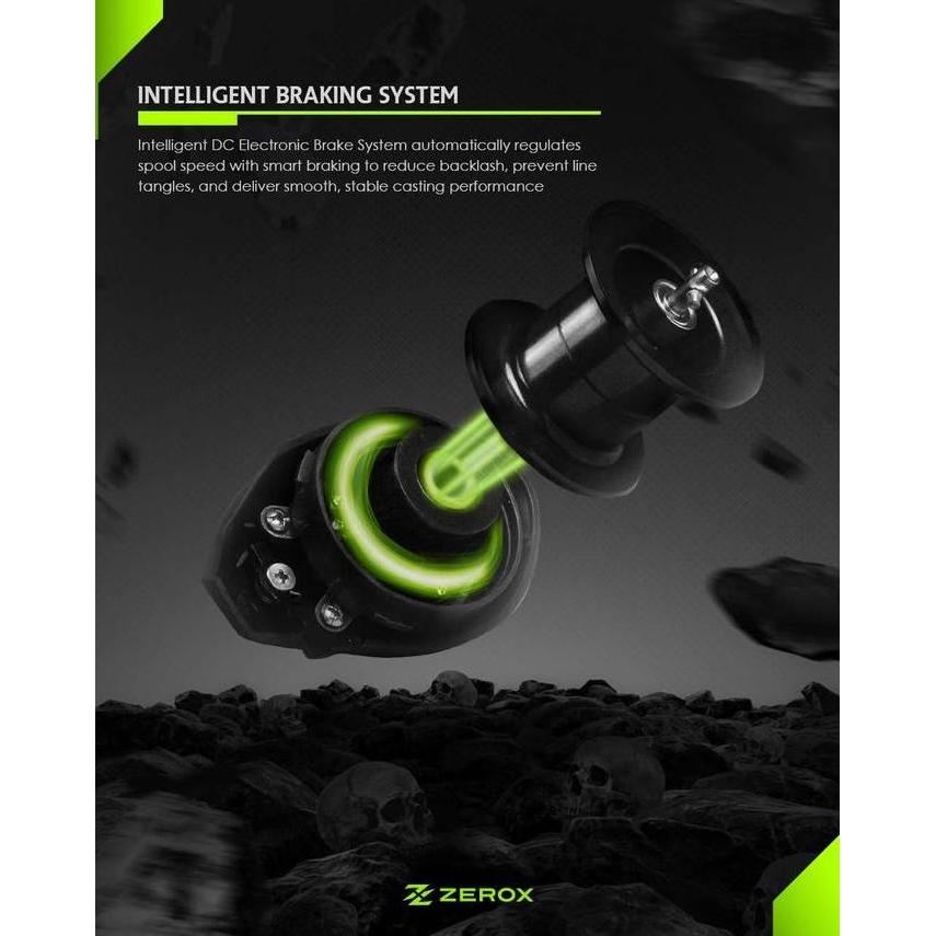Procedere- Reel Baitcasting Digital Control Zerox Skelos 151Hg