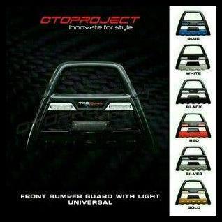 TERBARU TANDUK / BUMPER DEPAN RUSH TERIOS MODEL TRD + LAMPU 