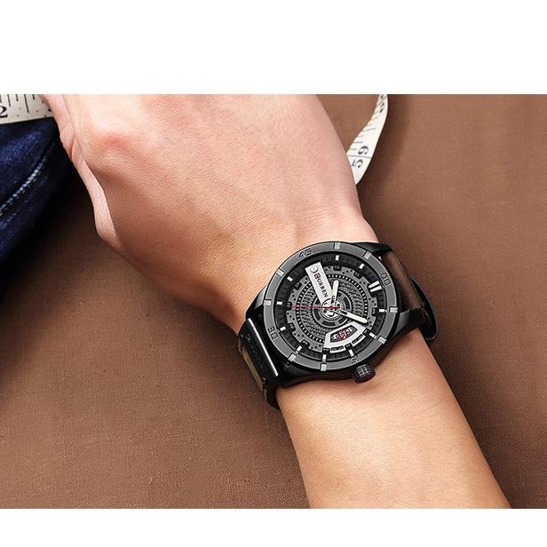 PROMO CURREN 8301 Jam Tangan Pria Analog Tali Kulit Chronograph Aktif CURRENOS