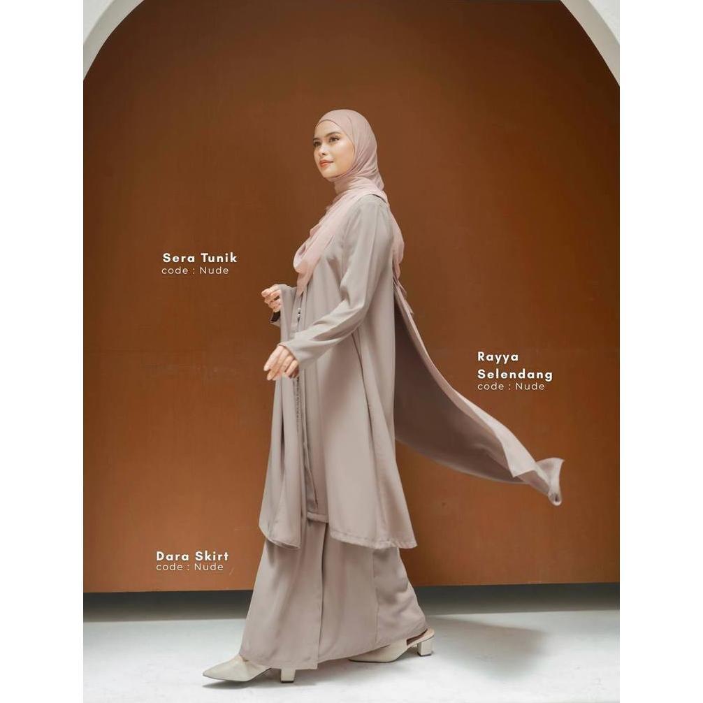 ORIGINAL AZMIZA-TUNIK SERA(HANYA TUNIK SAJA)-TUNIK BAHAN SAHARA PLATINUM