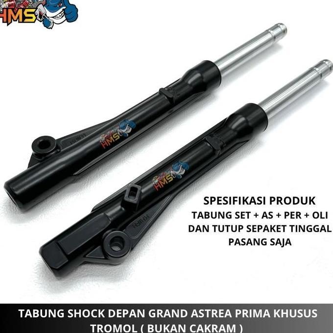 Tabung Shock Depan Shockbreaker Depan As Shock Depan Grand Astrea Prima Khusus Tromol ( Bukan Cakram