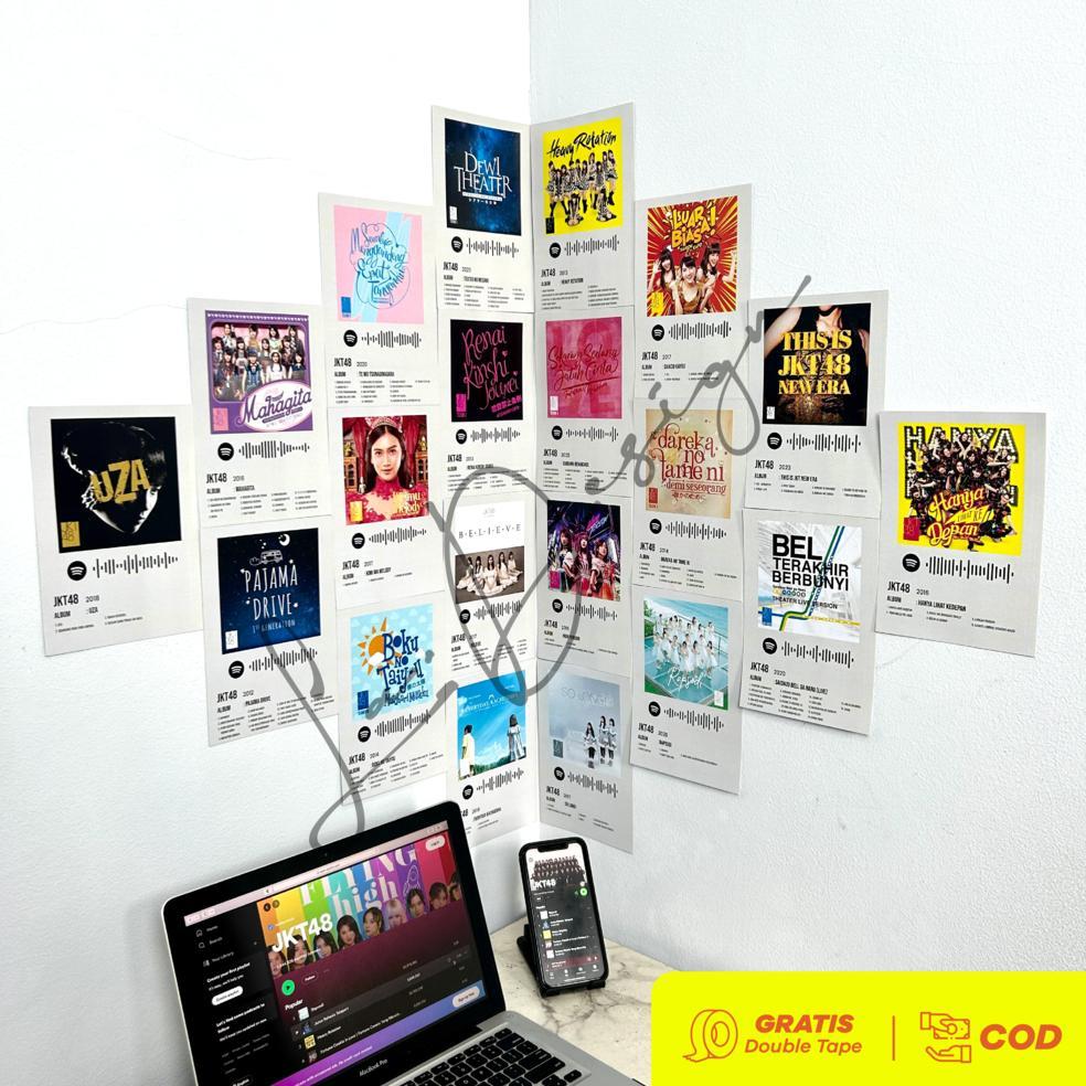 Poster Album Musik JKT48 Spotify - Album Lagu JKT48 A5 [ISI 20 LEMBAR]