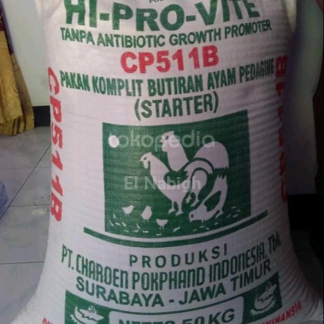 PAKAN AYAM / PUR AYAM PUR PEDAGING 511 HI PRO VITE 50kg
