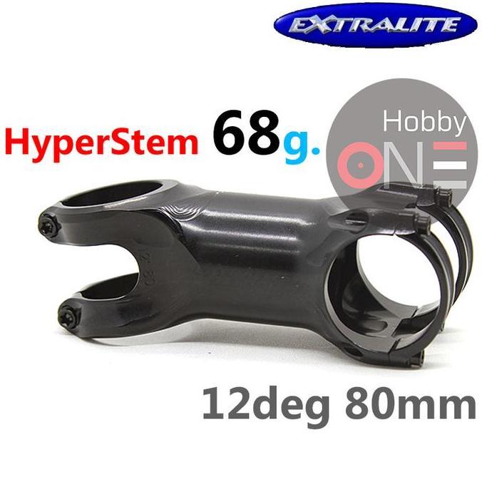 EXTRALITE HyperStem Stealth Stem 12 deg 80 Mm by SCHMOLKE CARBON