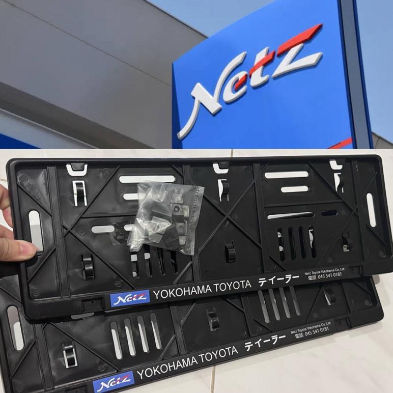 Toyota Netz Frame plat nomor cover Mobil